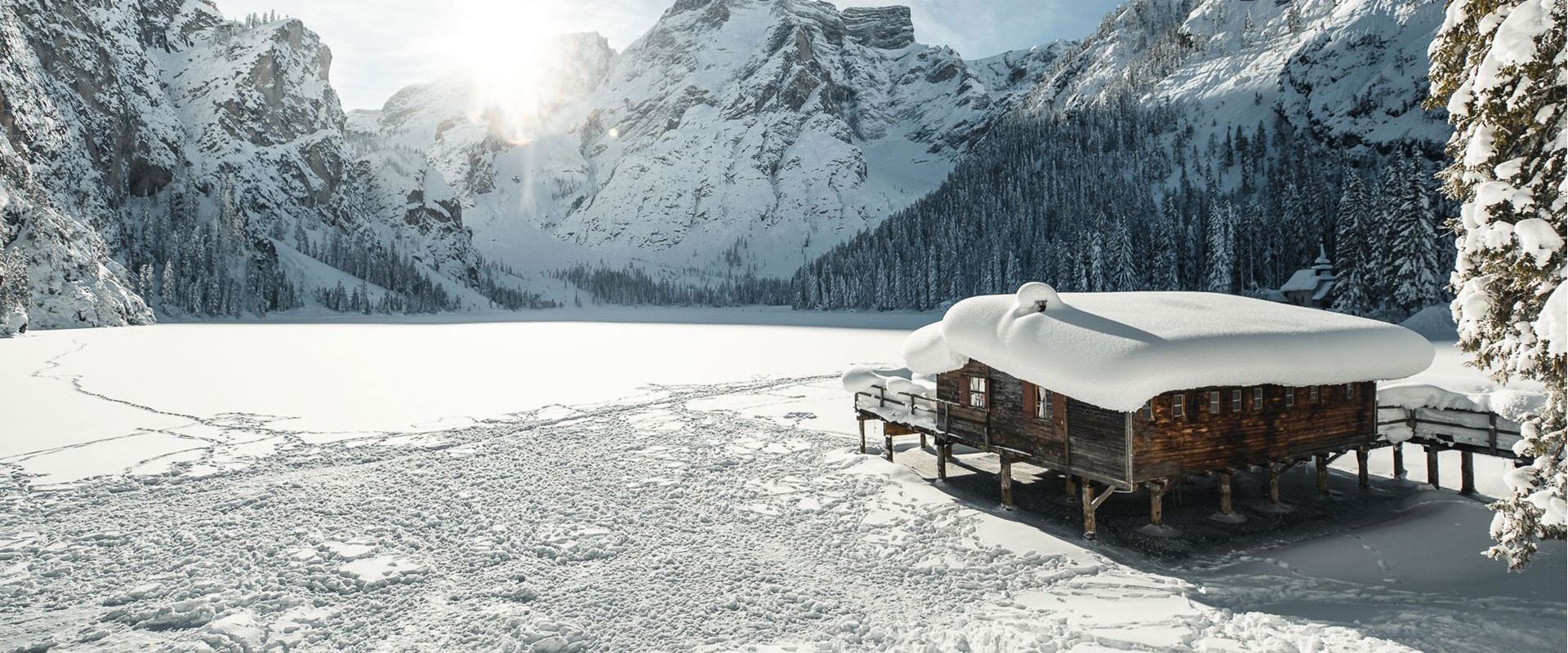Il Lago di Braies in inverno