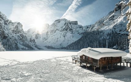 Il Lago di Braies in inverno