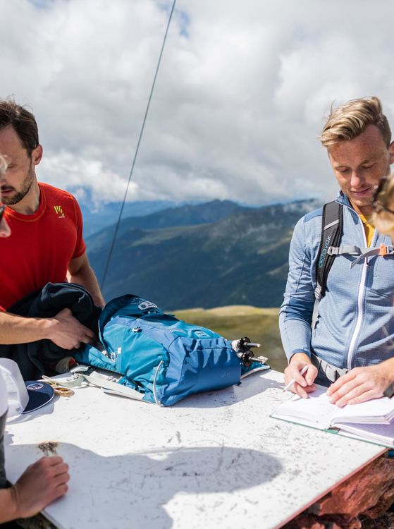 In cima al monte Hochkreuzspitze
