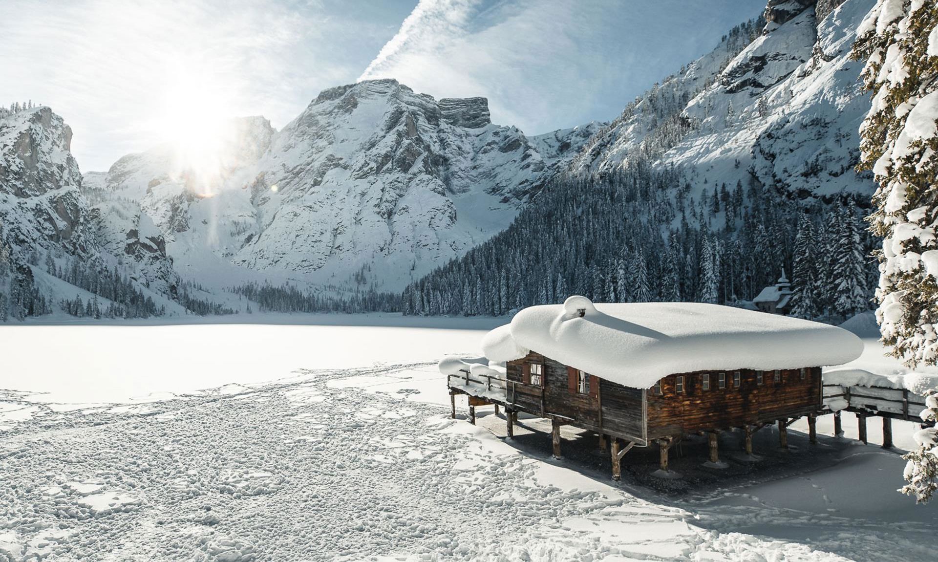 Il Lago di Braies in inverno