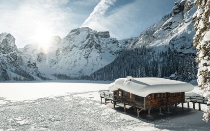 Il Lago di Braies in inverno