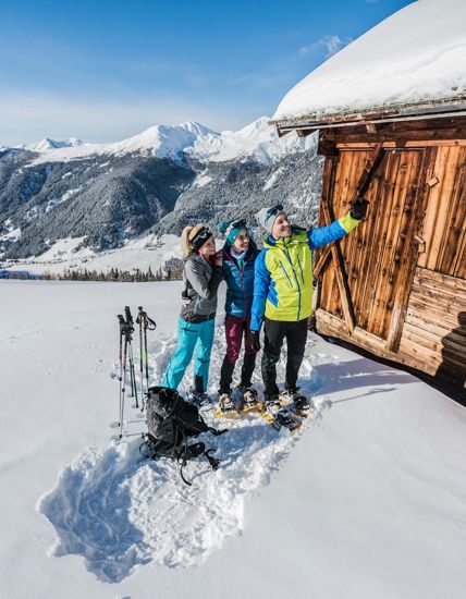 At a hut