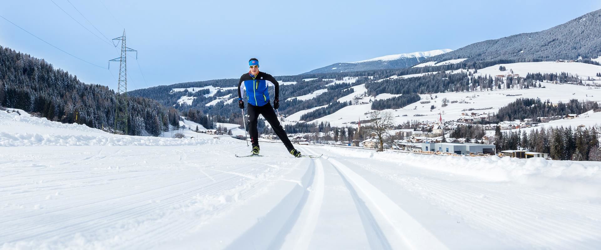 Cross-country skiing in Monguelfo/Welsberg