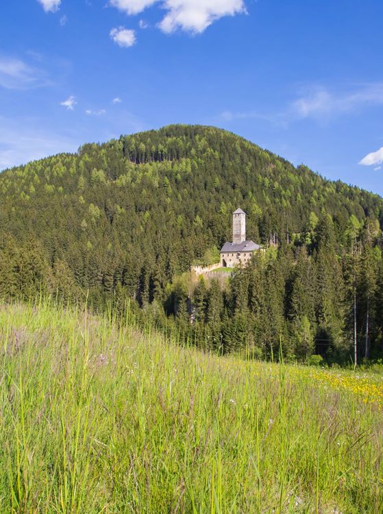 Schloss Welsperg im Frühling