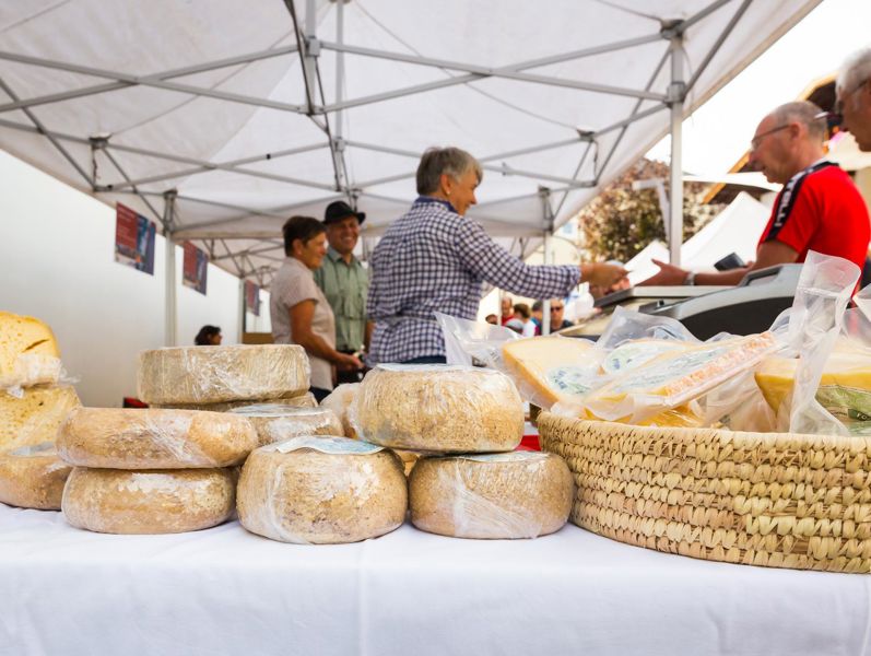 Prodotti tipici alla festa del padiglione