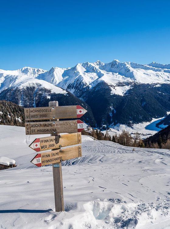 Percorsi escursionistici in inverno