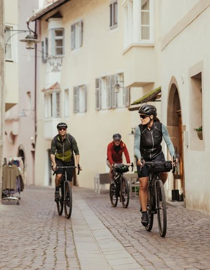 Sul percorso ciclabile della Val Pusteria