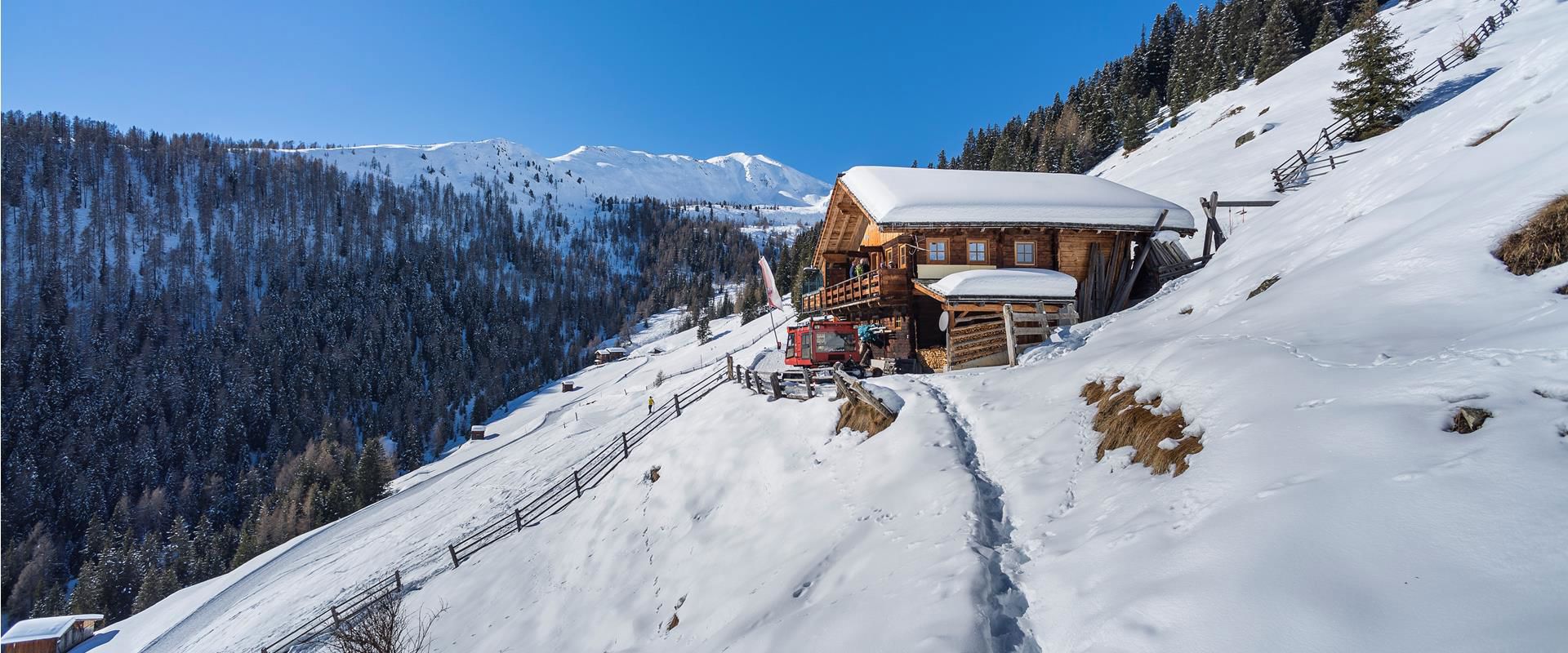 Malga Aschtalm in inverno