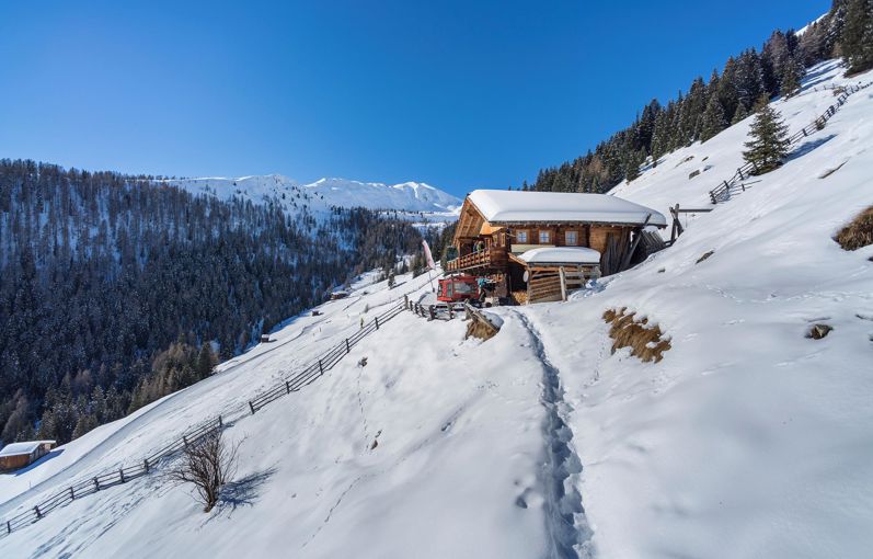 Die Aschtalm im Winter