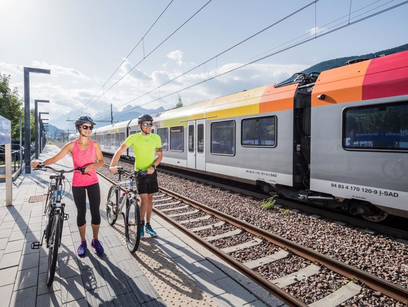 Portare la bici in treno